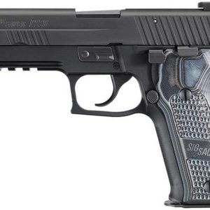 Sig P226 9MM 4.4In Extreme Black Da/Sa Siglite Black/Gray G10 Grip (2) 10Rd Steel MAG CA Compliant SRT