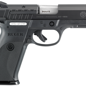 Ruger SR9E Pistol 9mm 4" Barrel 3-Dot Sights Black 17 Rnd Mag