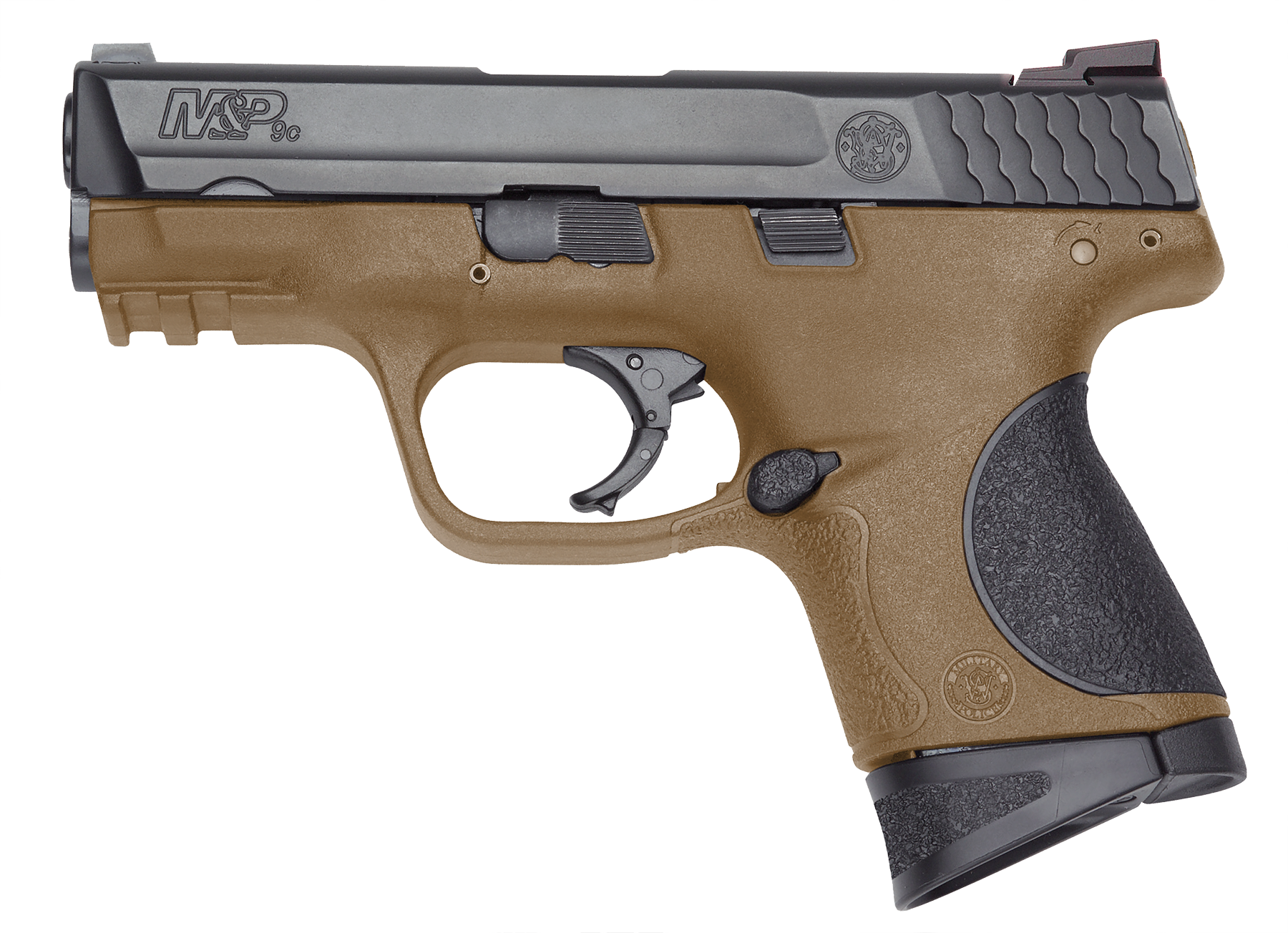 SMITH & WESSON M&P9C 9MM LUGER (9X19 PARA) SEMI AUTO HANDGUNS 1 SMITH & WESSON M&P9C SEMI AUTO