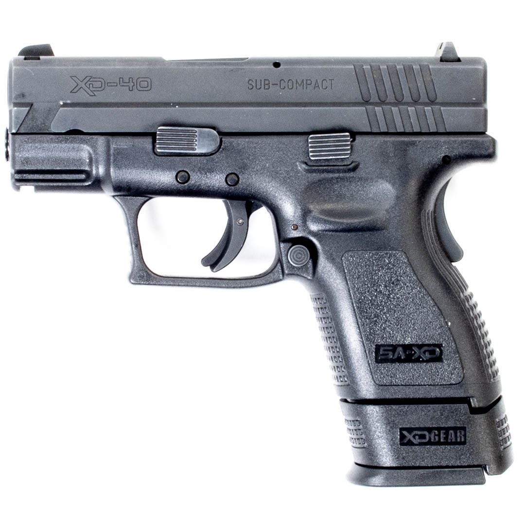 SPRINGFIELD ARMORY XD-40 SUB-COMPACT .40 S&W SEMI AUTO HANDGUNS 1 SPRINGFIELD ARMORY XD-40 SUB-COMPACT SEMI AUTO