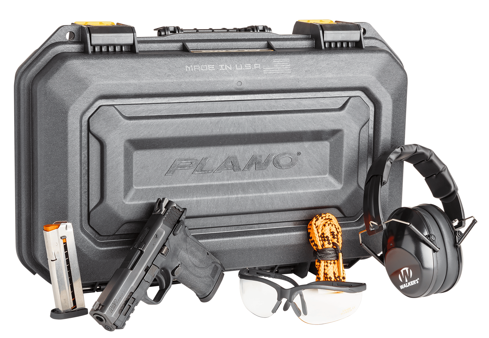 Smith & Wesson M&P9 Shield EZ Range Kit 9MM LUGER (9X19 PARA) SEMI AUTO HANDGUNS 1 Smith & Wesson M&P9 Shield EZ Range Kit SEMI AUTO