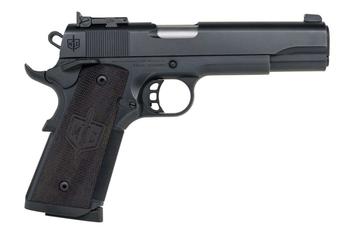 MAC (MILITARY ARMAMENT CORP.) 1911 MAC .45 ACP SEMI AUTO HANDGUNS 1 MAC (MILITARY ARMAMENT CORP.) 1911 MAC SEMI AUTO