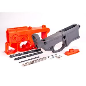 Polymer80 G150 AR-15 80% Lower Receiver Kit - Gray 1 Polymer80 G150, AR-15 80% lower receiver, gray polymer receiver, DIY firearm kit, unfinished lower, AR-15 build kit, Polymer80 receiver, custom AR-15 parts