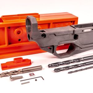 RL556v3, 80% AR-15 lower, gray anodized lower, DIY AR-15 build, firearm parts, AR-15 receiver, Polymer80, 5.56 lower, gun building supplies