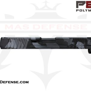 Polymer80 slide, Glock 19 slide, 9mm stripped slide, Cerakote Multicam Gray, PF940C slide, custom Glock parts, firearm upgrades