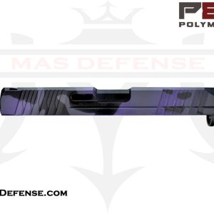 Polymer80 slide, Glock 19 Gen 3 slide, 9mm stripped slide, Cerakote Multicam Purple, custom Glock parts, PF940C slide, firearm accessories