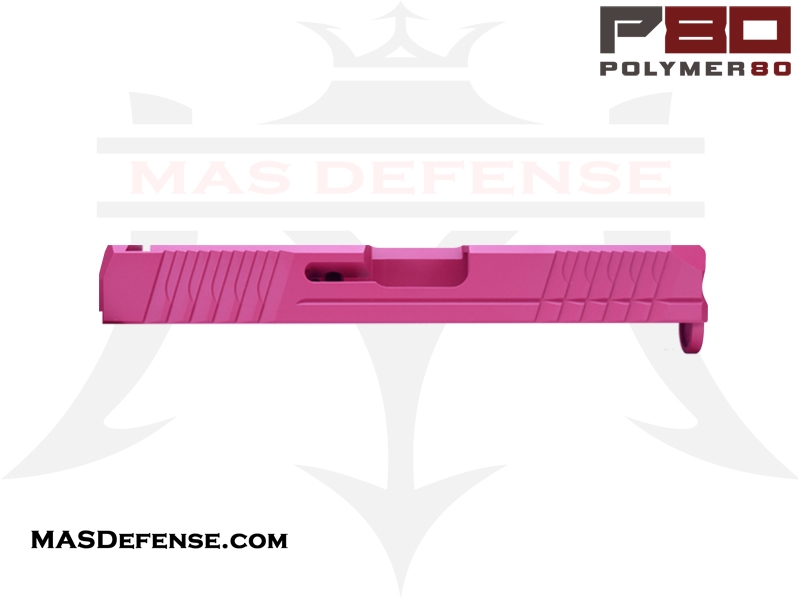 Polymer80 9mm Stripped Slide for Glock 19 Gen 3 - Cerakote SIG Pink | PF940C Compatible