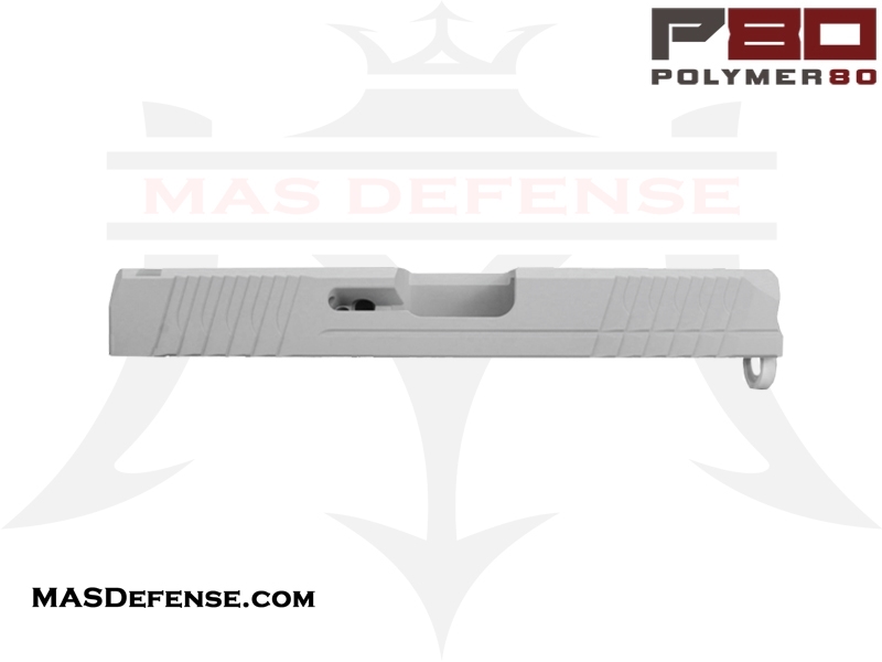 Polymer80 PF940C 9mm Stripped Slide for Glock 19 Gen 3 - Cerakote White Finish